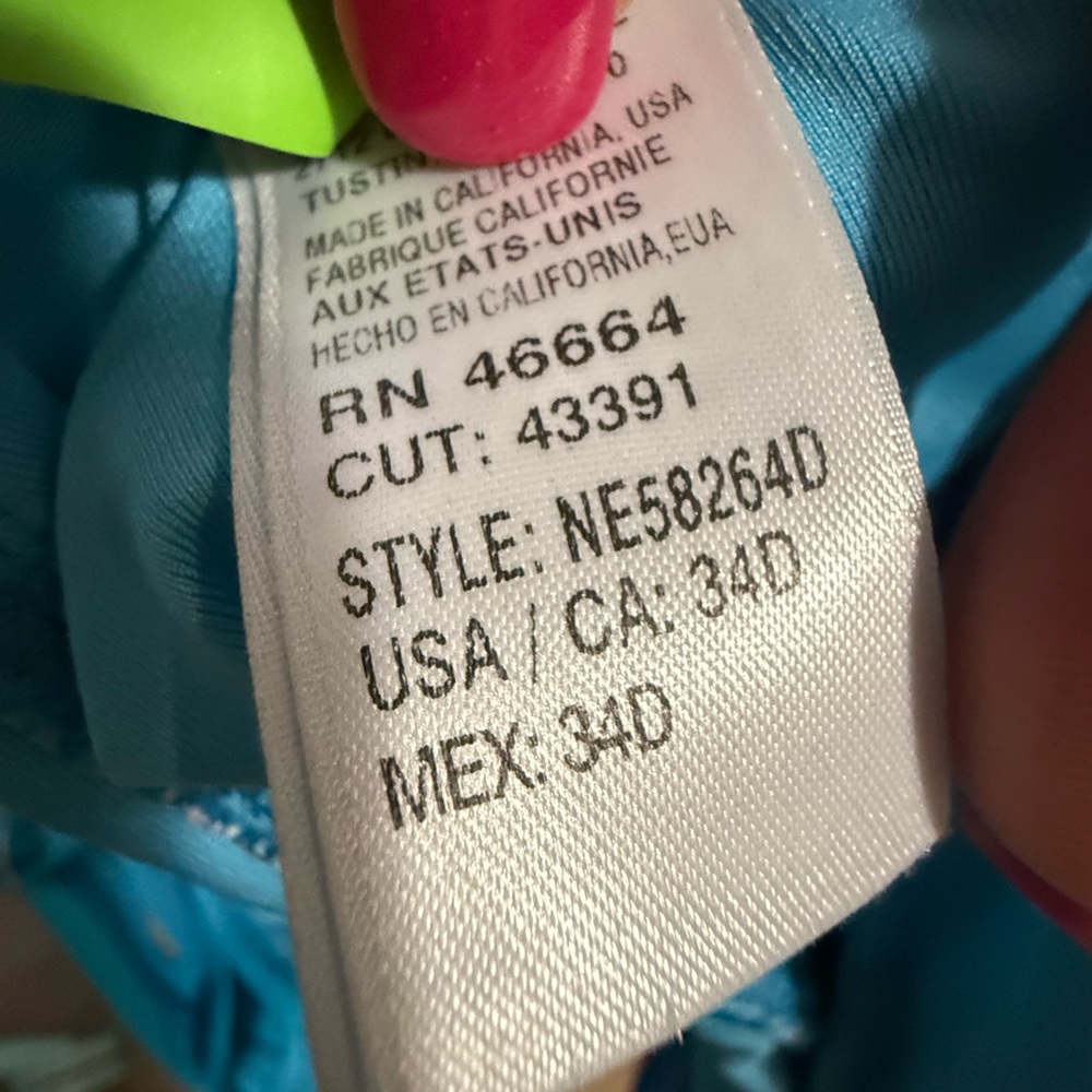 Next 25 Floral Bikini Swim Top - Picture 5 of 5